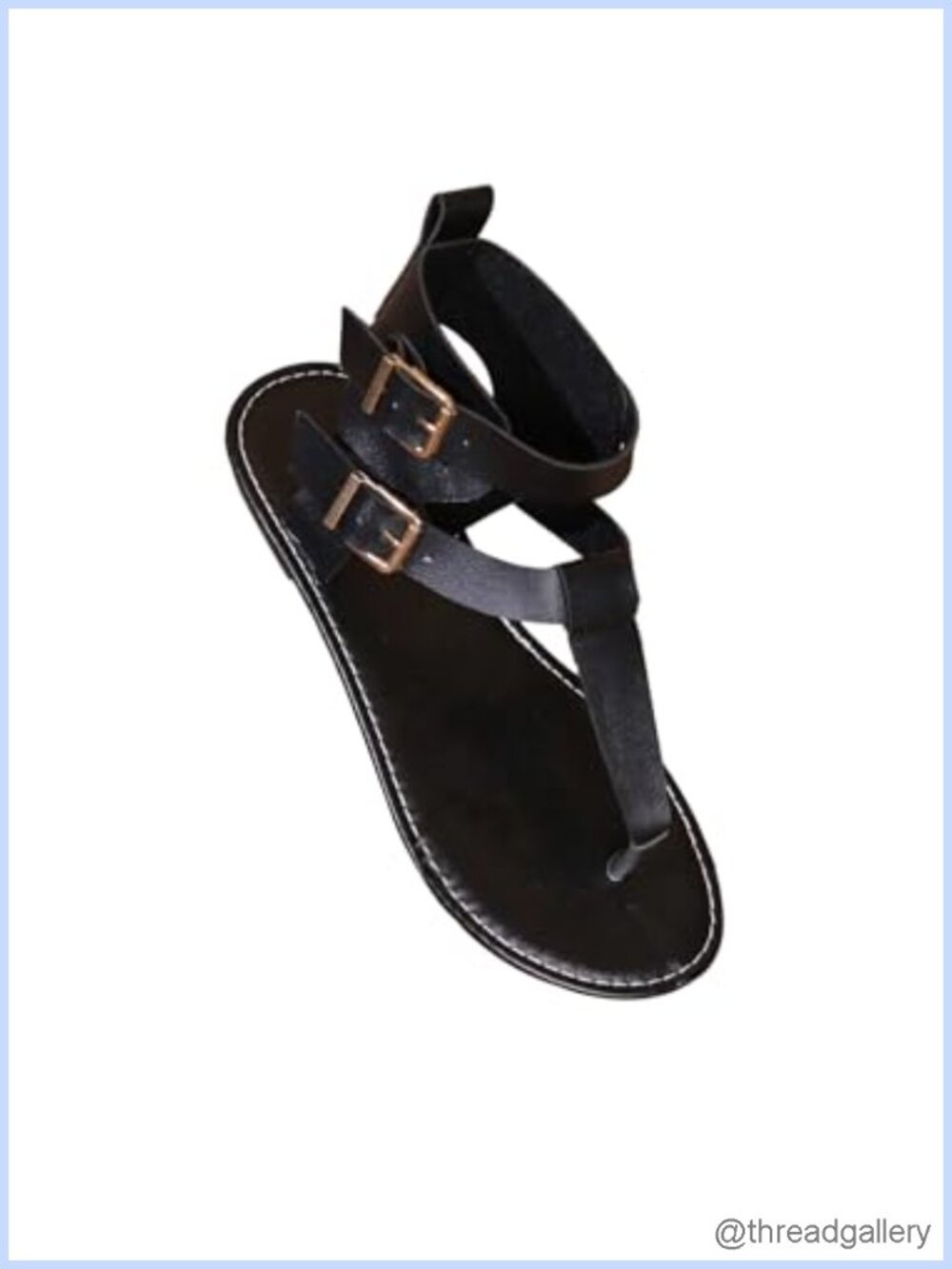 Women's Gladiator Flat Sandals Open Toe Ankle Strap Flip Flops